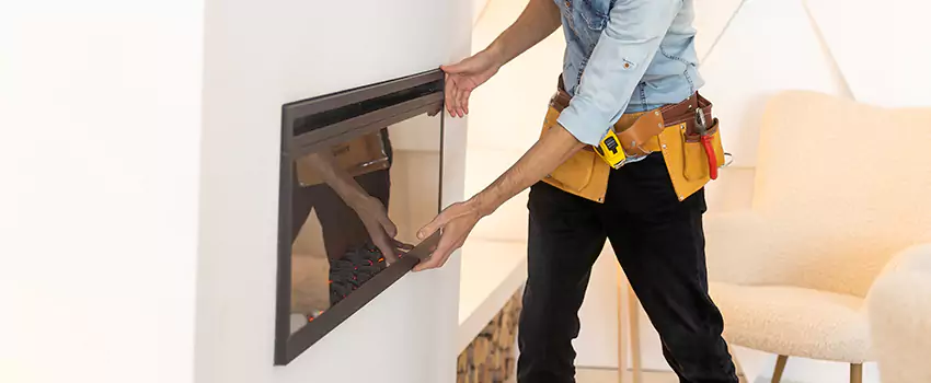 Metal Fireplace Installation in New Smyrna Beach, Florida