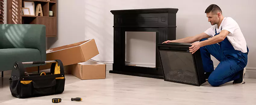 Old Rusted Metal Fireplace Repair And Replacement in New Smyrna Beach, FL
